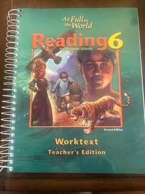 Reading 6 Worktext Teacher's Edition - Green Cover